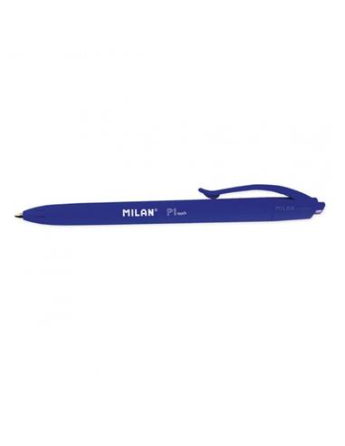 BOLIGRAFO MILAN AUTOMATICO P1 TOUCH AZUL