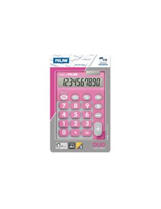CALCULADORA MILAN NATA DUO FUCSIA/GRIS 10 DIGITOS