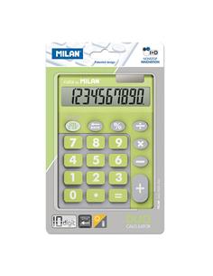 CALCULADORA MILAN NATA DUO VERDE C/GRIS 10 DIGITOS