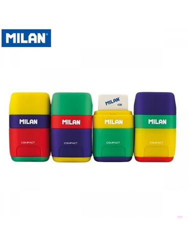 AFILADOR MILAN COMPACT MIX DOBLE +  GOMA 4710236