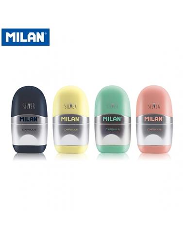 AFILADOR MILAN CAPSULE SILVER + GOMA 4714112