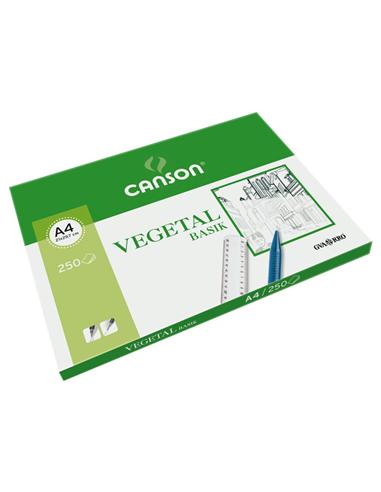 LAMINA PAPEL VEGETAL CANSON A4 92-95gr 250H