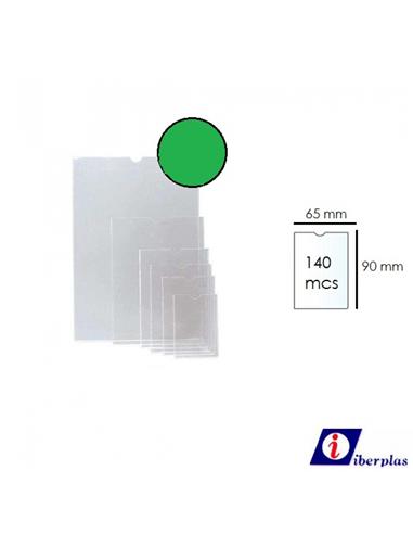 FUNDA BOLSA IBERPLAS 65x90mm VERDE