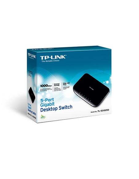 SWITCH TP-LINK 5P 10/100/1000 MBPS (TL-SG1005D)