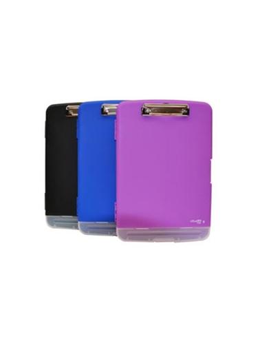 TABLERO CON PINZA A4 OFFICE-BOX PP + ESTUCHE NEGRO