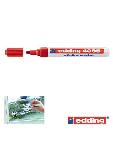 ROTULADOR EDDING 4095 ROJO 2-3mm