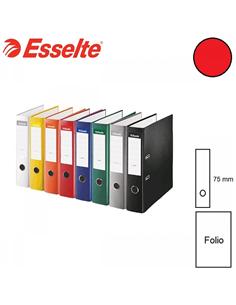 ARCHIVADOR ESSELTE T.FOLIO LOMO ANCHO ROJO