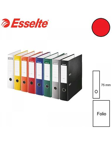 ARCHIVADOR ESSELTE T.FOLIO LOMO ANCHO ROJO