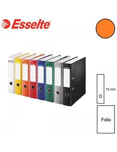 ARCHIVADOR ESSELTE T.FOLIO LOMO ANCHO NARANJA