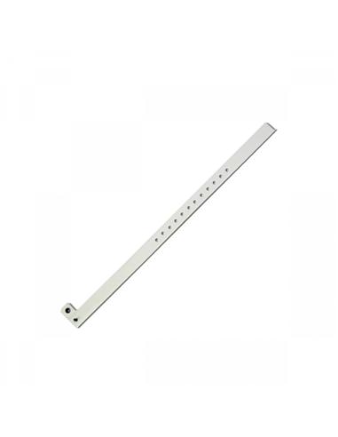PULSERA VINILO NARROW MOD.430P WHITE 11 (UNIDAD)
