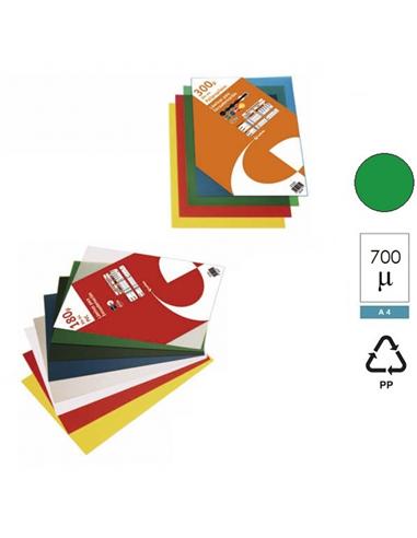 PORTADA POLIPROPILENO GRAFOPLAS A4 700 MCS VERDE