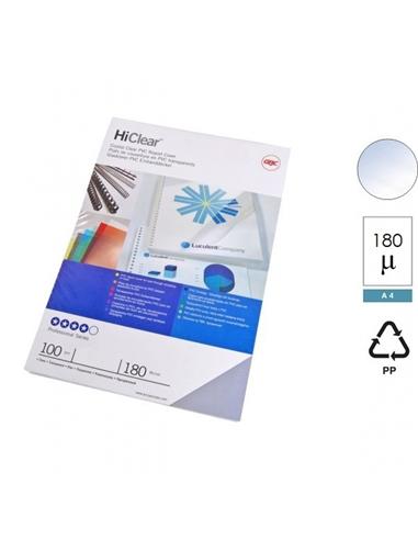 PORTADA POLIPROPILENO GBC A4 180 MCS CRISTAL