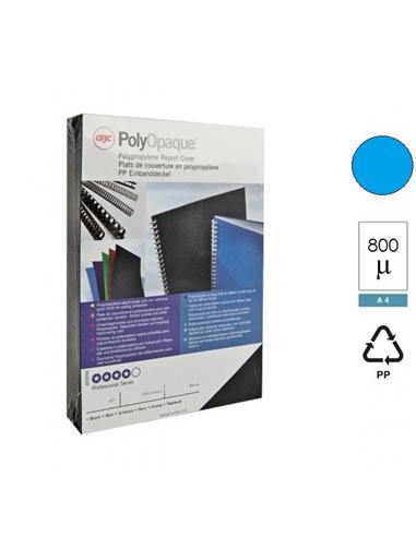 PORTADA POLIPROPILENO GBC A4 800 MCS AZUL