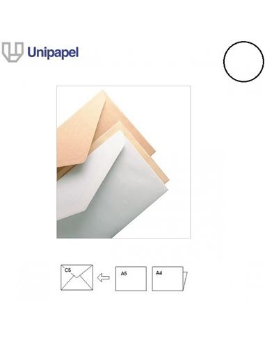SOBRE UNIPAPEL 176x231mm TC REGISTRO BLANCO