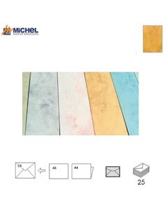 SOBRE MICHEL MARMOLEADO 160x220mm 90GR AMARILLO