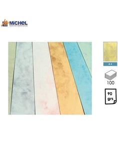 PAPEL MICHEL MARMOLEADO A4 90GR 100H BEIGE