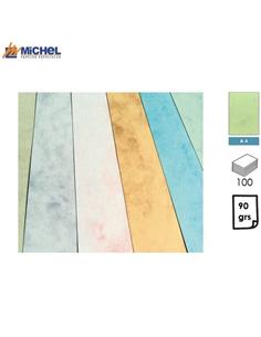 PAPEL MICHEL MARMOLEADO A4 90GR 100H VERDE