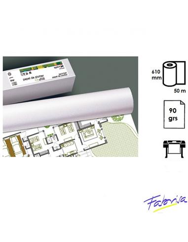 ROLLO PLOTTER MONOCOLOR A1 610mmx50m 90GR