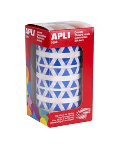 GOMETS ADHESIVO APLI TRIANGULO 10,5mm AZUL