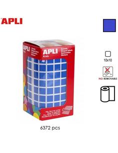 GOMETS ADHESIVO APLI CUADRADO 10x10mm AZUL