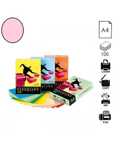 PAPEL MULTIFUNCION A4 80GR 100H ROSA PASTEL