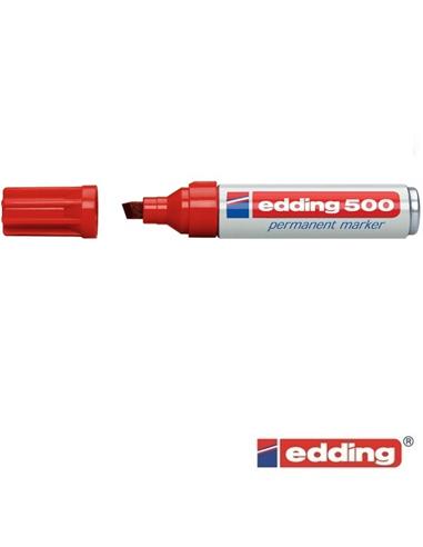 ROTULADOR EDDING 500 ROJO
