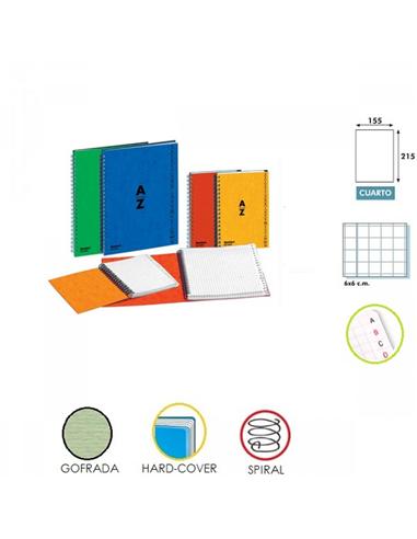 LIBRETA INDICE SENFORT TC ESPIRAL SURTIDAS