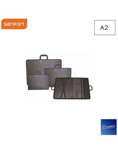 CARPETA DIBUJO SENFORT A2 44x61cm ASA NEGRO
