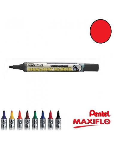 ROTULADOR PENTEL MAXIFLO NLF50 ROJO