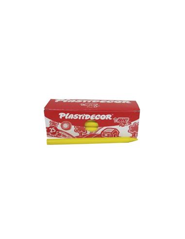 CERA PLASTIDECOR KIDS 25ud AMARILLA
