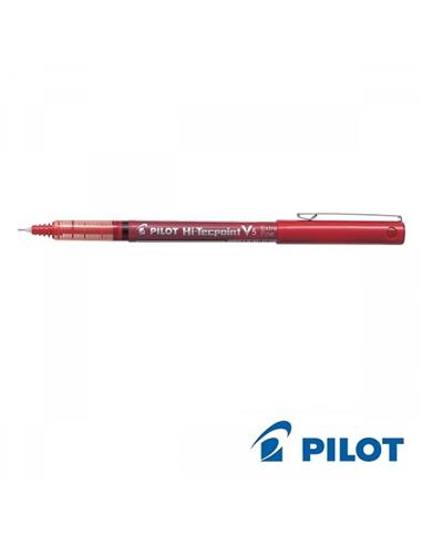 BOLIGRAFO PILOT V-5 0.5mm ROJO
