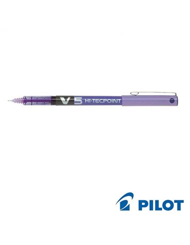 BOLIGRAFO PILOT V-5 0.5mm LILA