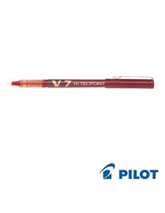 BOLIGRAFO PILOT V-7 0.7mm ROJO