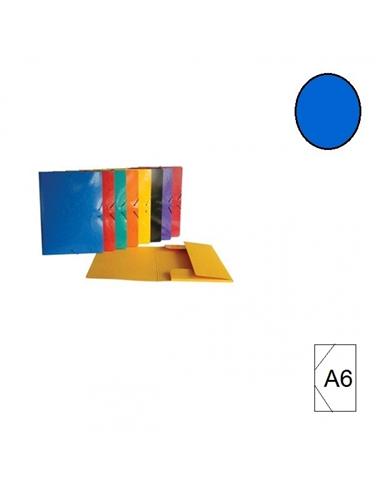 CARPETA CARTON GOMILLA SENFORT 2616 A6 AZUL