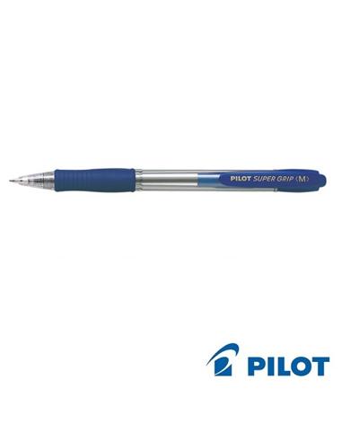 BOLIGRAFO PILOT BPGP SUPER GRIP 1.0mm AZUL