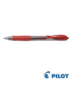 PILOT | Bolígrafo Gel 0.7 mm G-2 – Rojo
