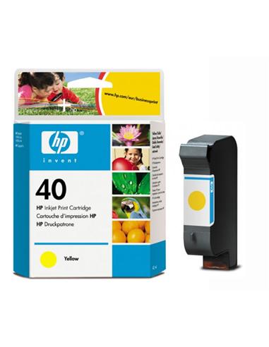 CARTUCHO HP-Nº40 51640Y D.650C/1200C AMARILL