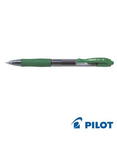 BOLIGRAFO PILOT G-2 0.7mm VERDE