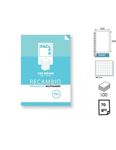 RECAMBIO PACSA 16 ANILLAS TF CUADRO 4mm 100H