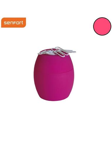 PORTA CLIPS SENFORT TU-K-NO ROSA FUCSIA