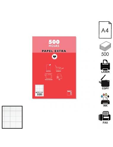 PAPEL MULTIFUNCION A4 PACSA 80 GR 500H CUADROS 8x8
