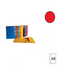 CARPETA CARTON GOMILLA SENFORT 2616 A6 ROJO