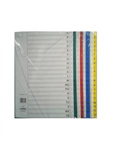 SEPARADOR GAMMA TF PP A-Z 530P COLORES 2