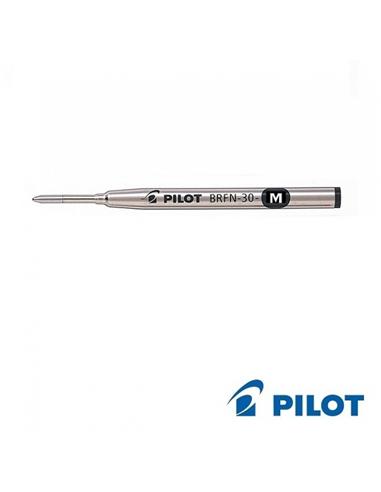 CARGA BOLIGRAFO PILOT BRFN-30 MEDIUM METAL NEGRO
