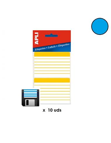 ETIQUETA APLI MULTIMEDIA DISKETTES MANUAL 70X70mm