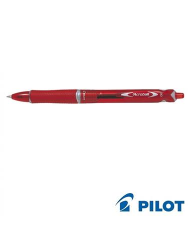BOLIGRAFO PILOT ACROBALL 1.5mm RETRACTIL ROJO