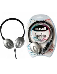 AURICULAR MAXELL MP3-MP4 SUPER THINS PLATA 3.5 MM