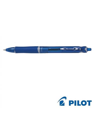 BOLIGRAFO PILOT ACROBALL 1.5mm RETRACTIL AZUL