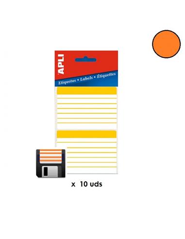 ETIQUETA APLI MULTIMEDIA DISKETTES MANUAL 70X70mm