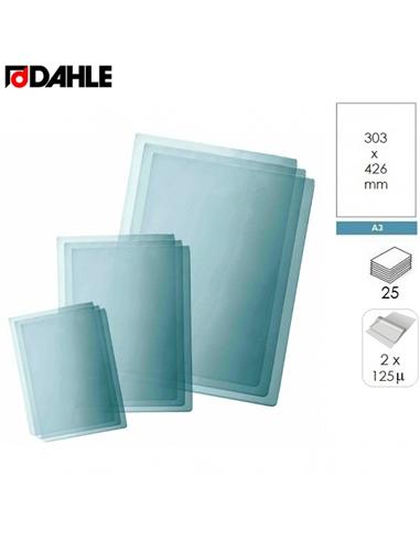 FUNDA PLASTIFICAR DAHLE A3 125 MICRAS 25uds